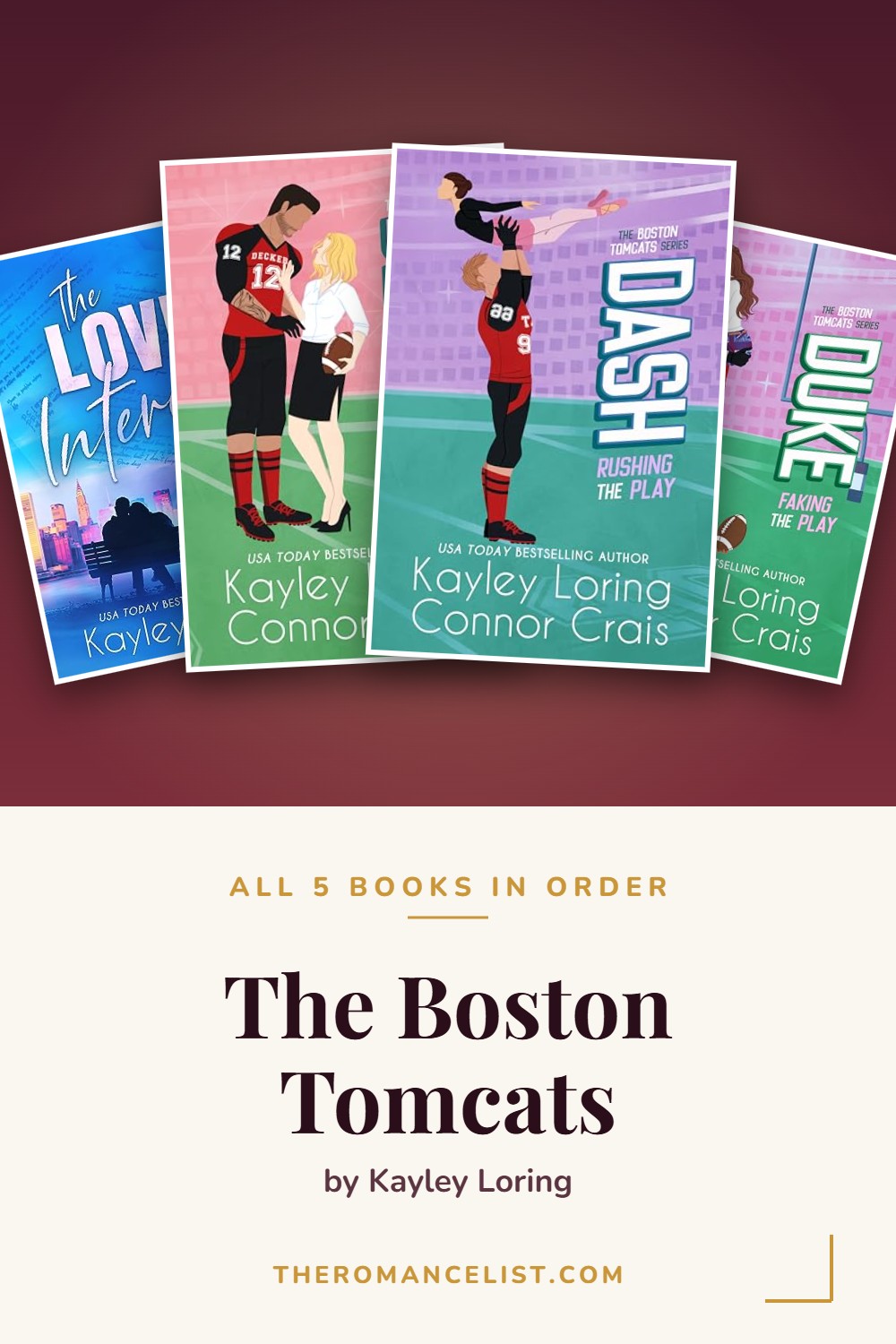 The Boston Tomcats by Kayley Loring — books in order