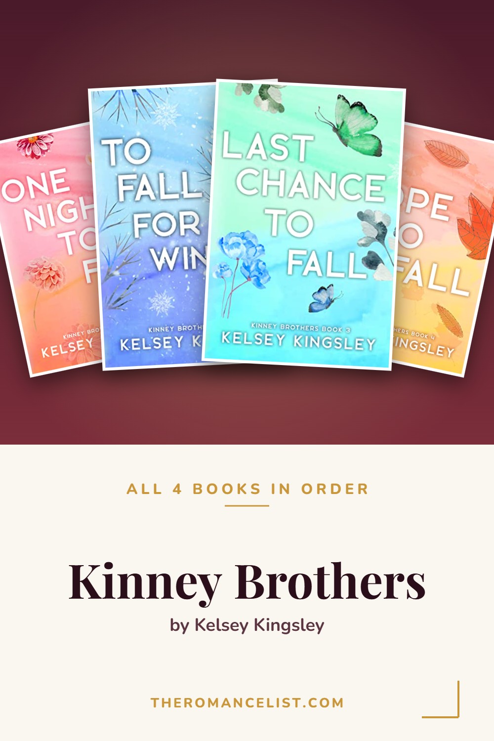 Kinney Brothers by Kelsey Kingsley — books in order