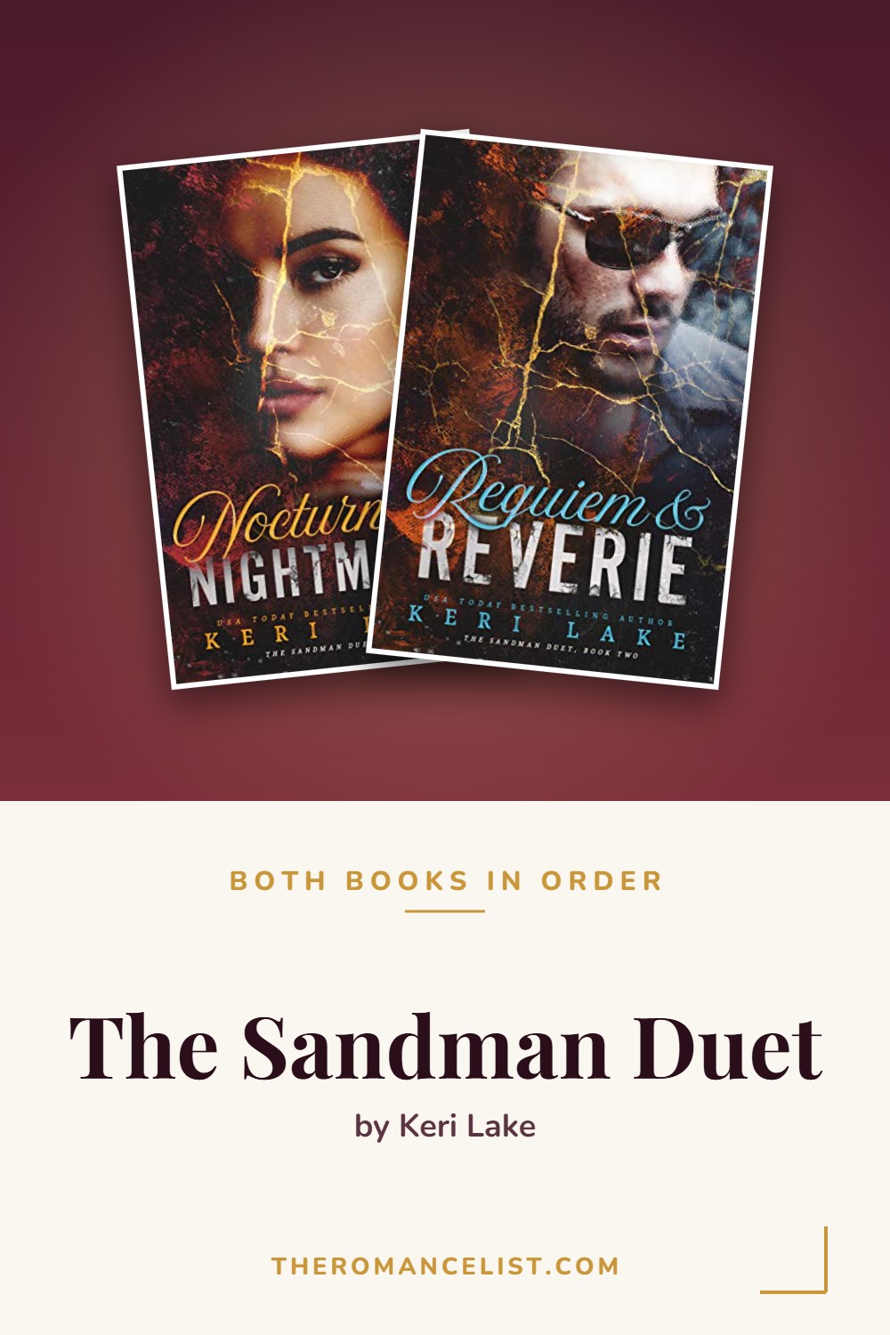 The Sandman Duet by Keri Lake — books in order