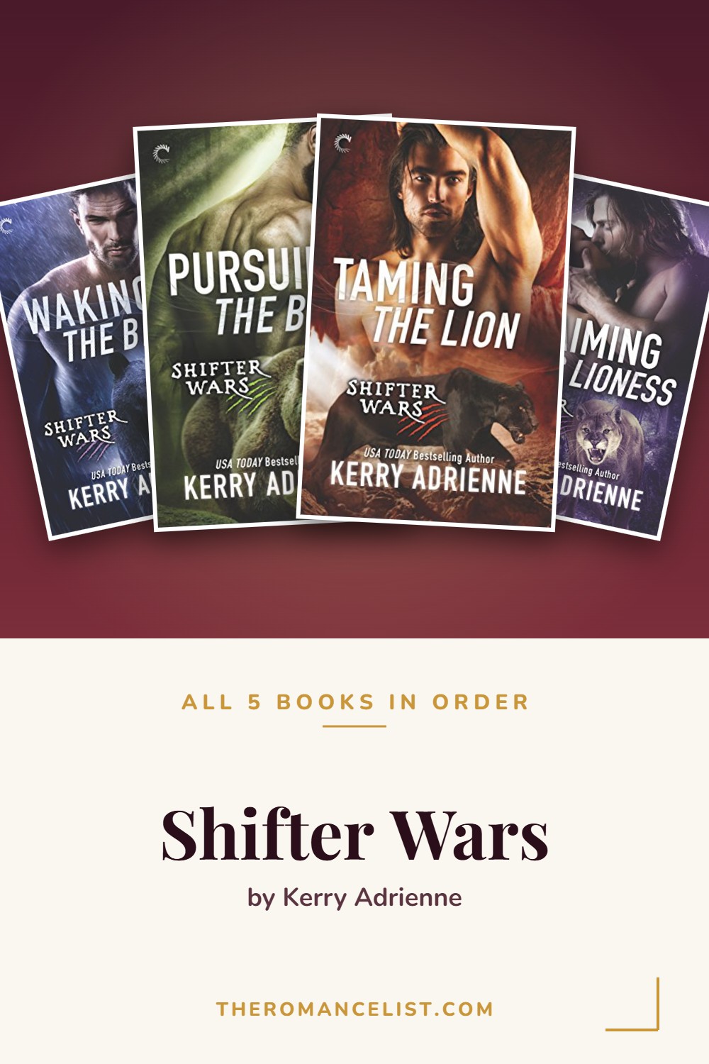 Shifter Wars by Kerry Adrienne — books in order