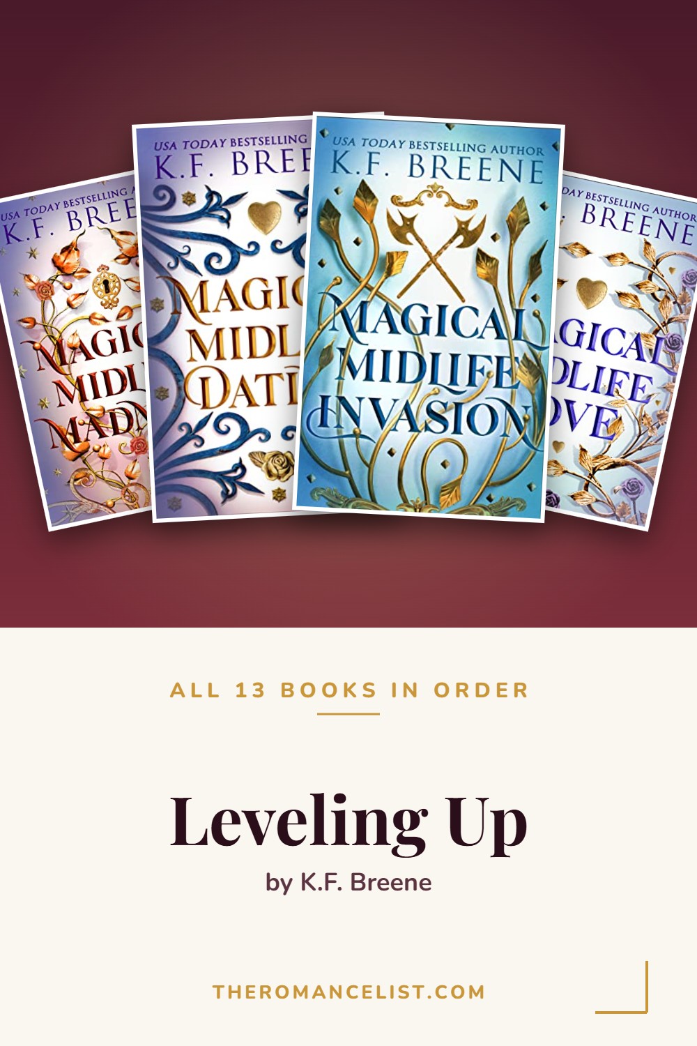 Leveling Up by K.F. Breene — books in order