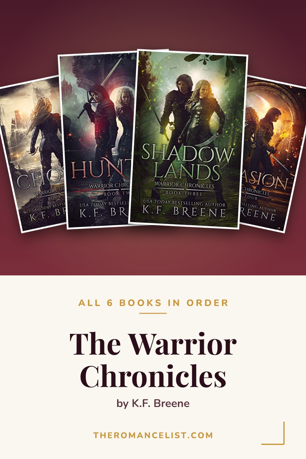 The Warrior Chronicles by K.F. Breene — books in order