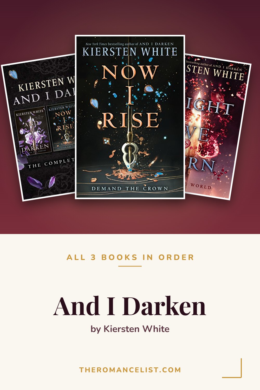 And I Darken by Kiersten White — books in order