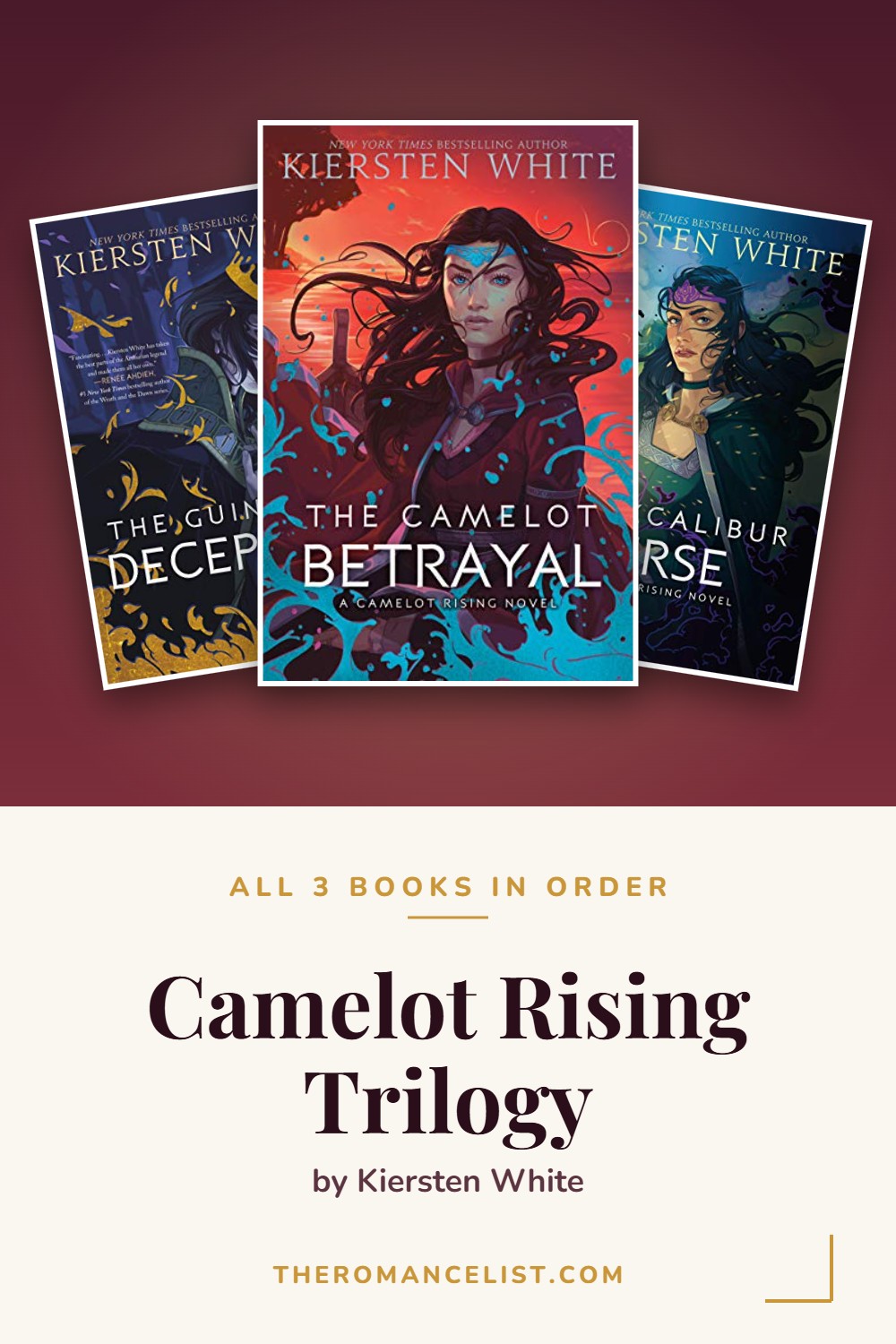 Camelot Rising Trilogy by Kiersten White — books in order