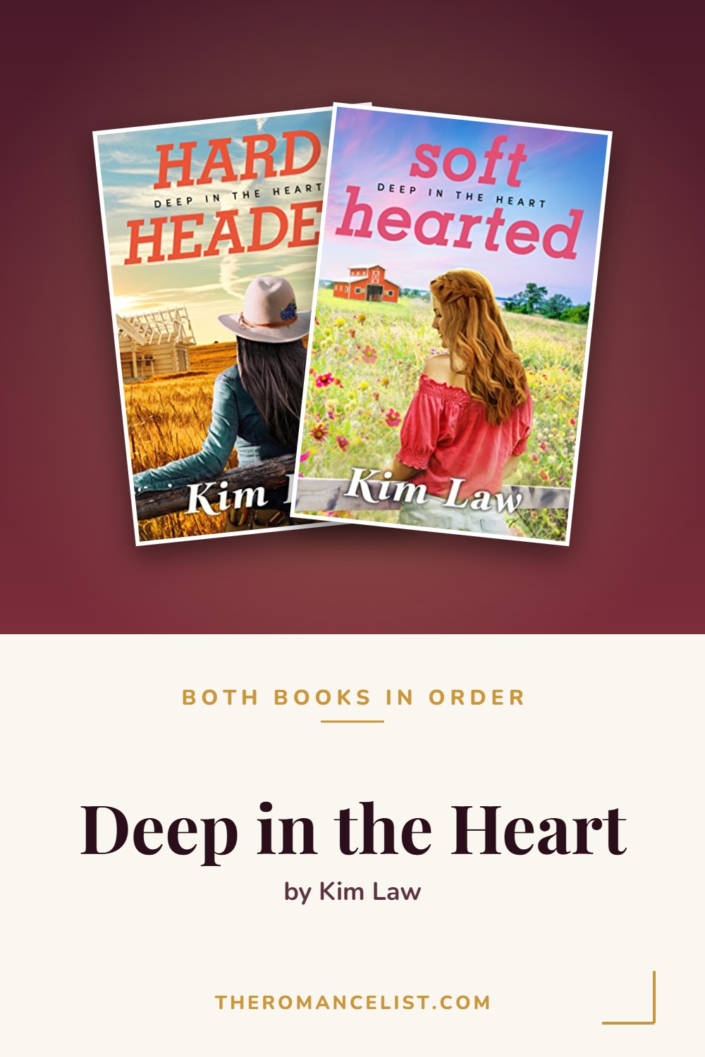 Deep in the Heart by Kim Law — books in order