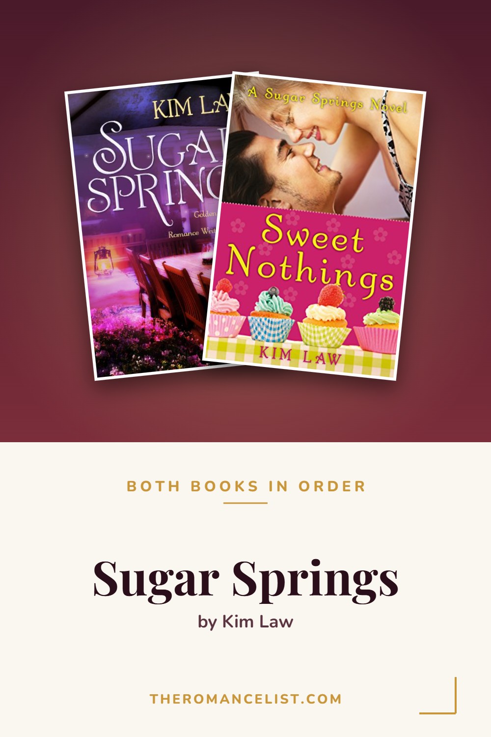 Sugar Springs by Kim Law — books in order
