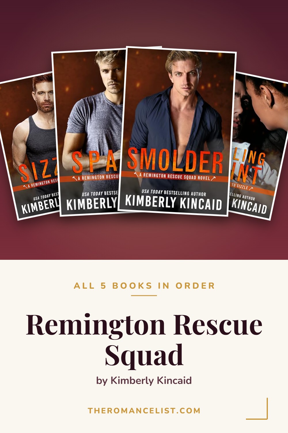 Remington Rescue Squad by Kimberly Kincaid — books in order