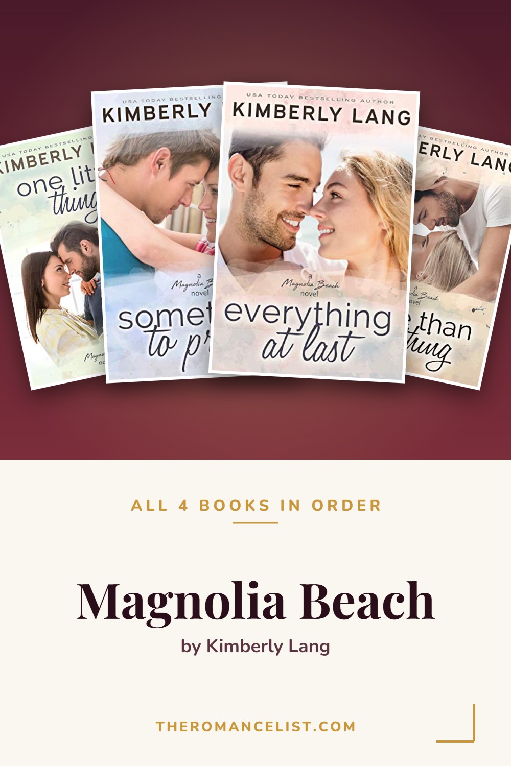 Magnolia Beach by Kimberly Lang — books in order