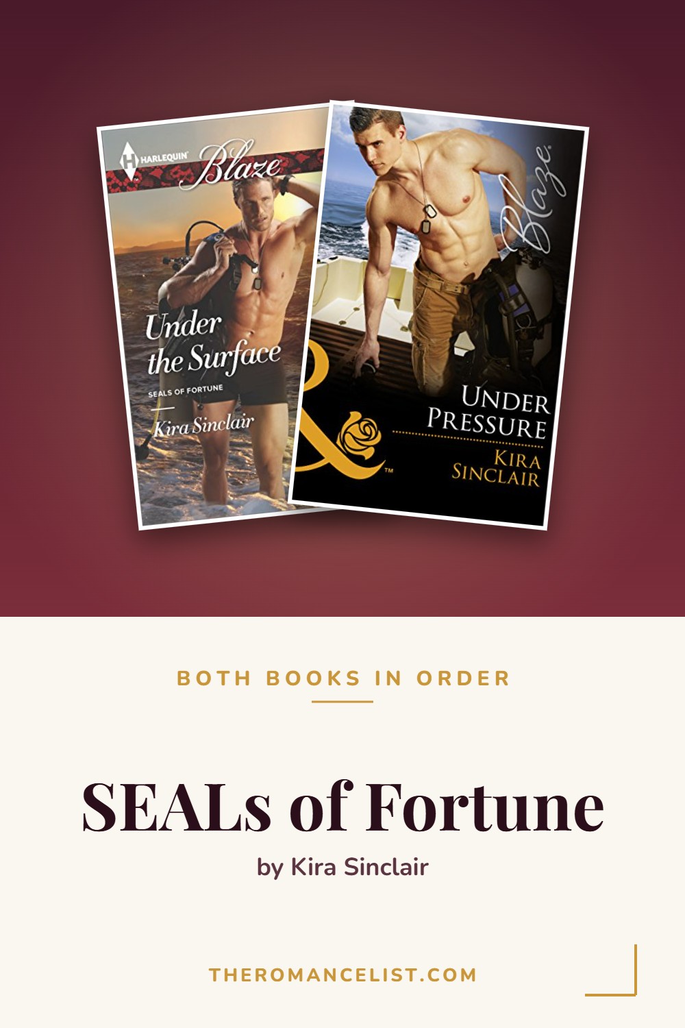 SEALs of Fortune by Kira Sinclair — books in order