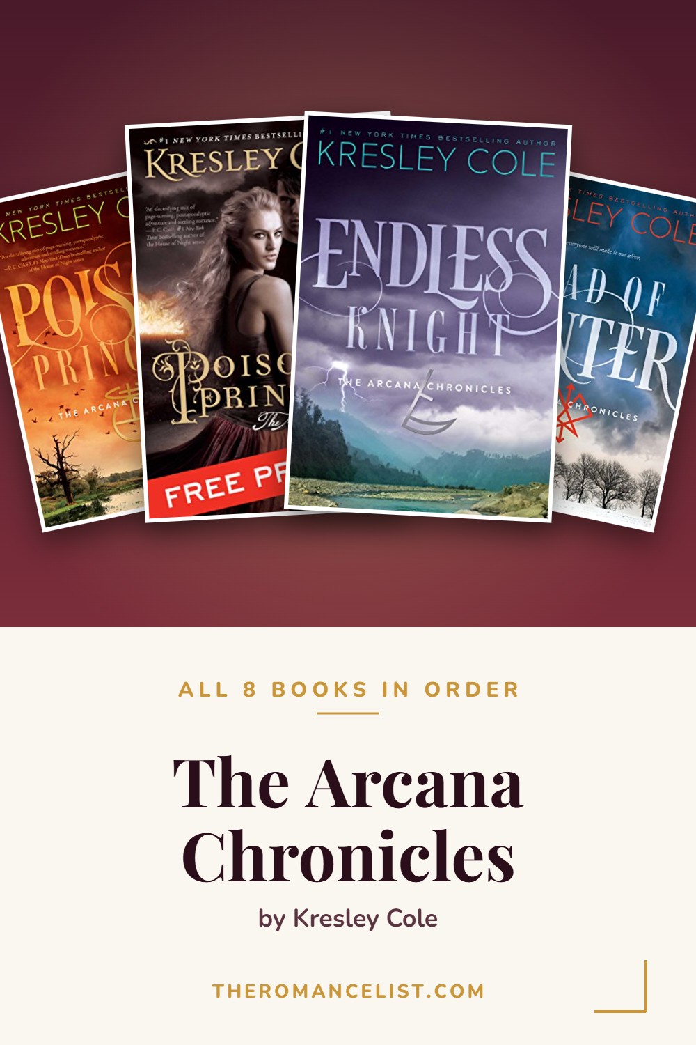 The Arcana Chronicles by Kresley Cole — books in order