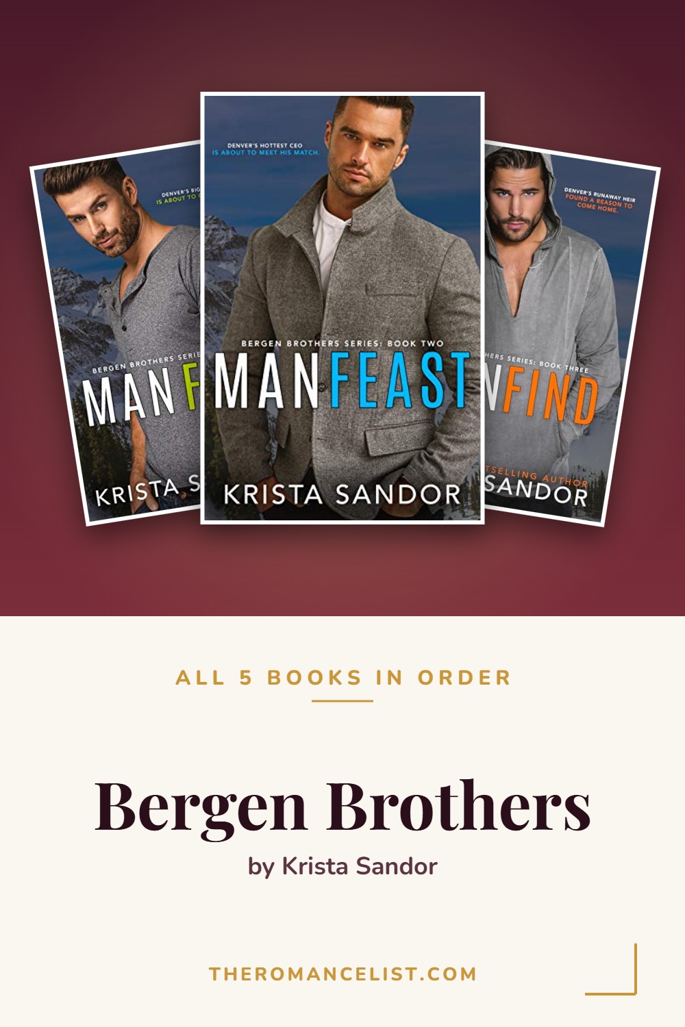Bergen Brothers by Krista Sandor — books in order