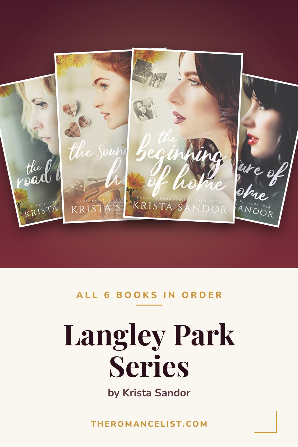 Langley Park Series by Krista Sandor — books in order