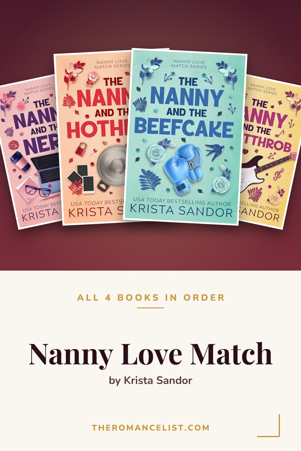 Nanny Love Match by Krista Sandor — books in order