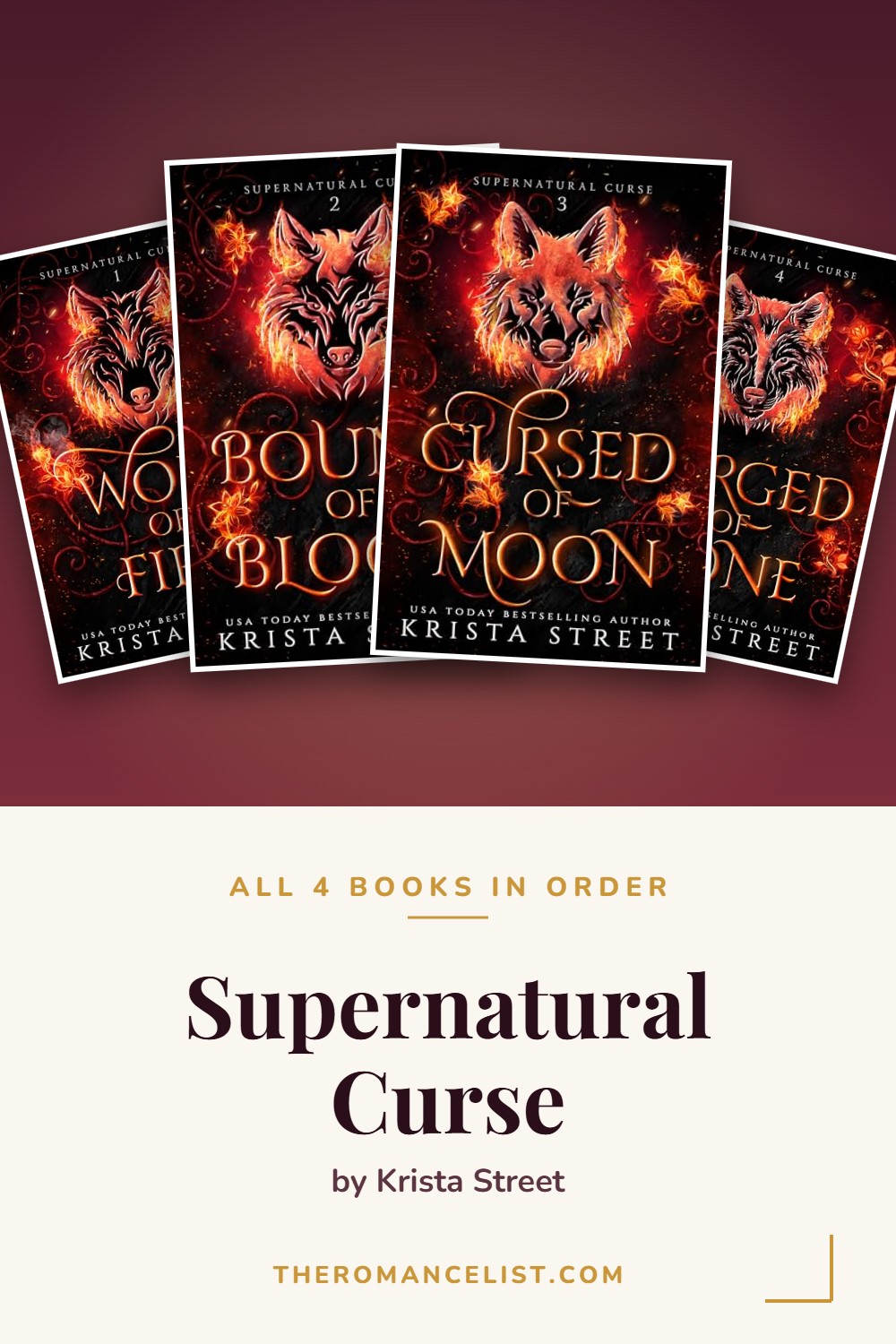 Supernatural Curse by Krista Street — books in order