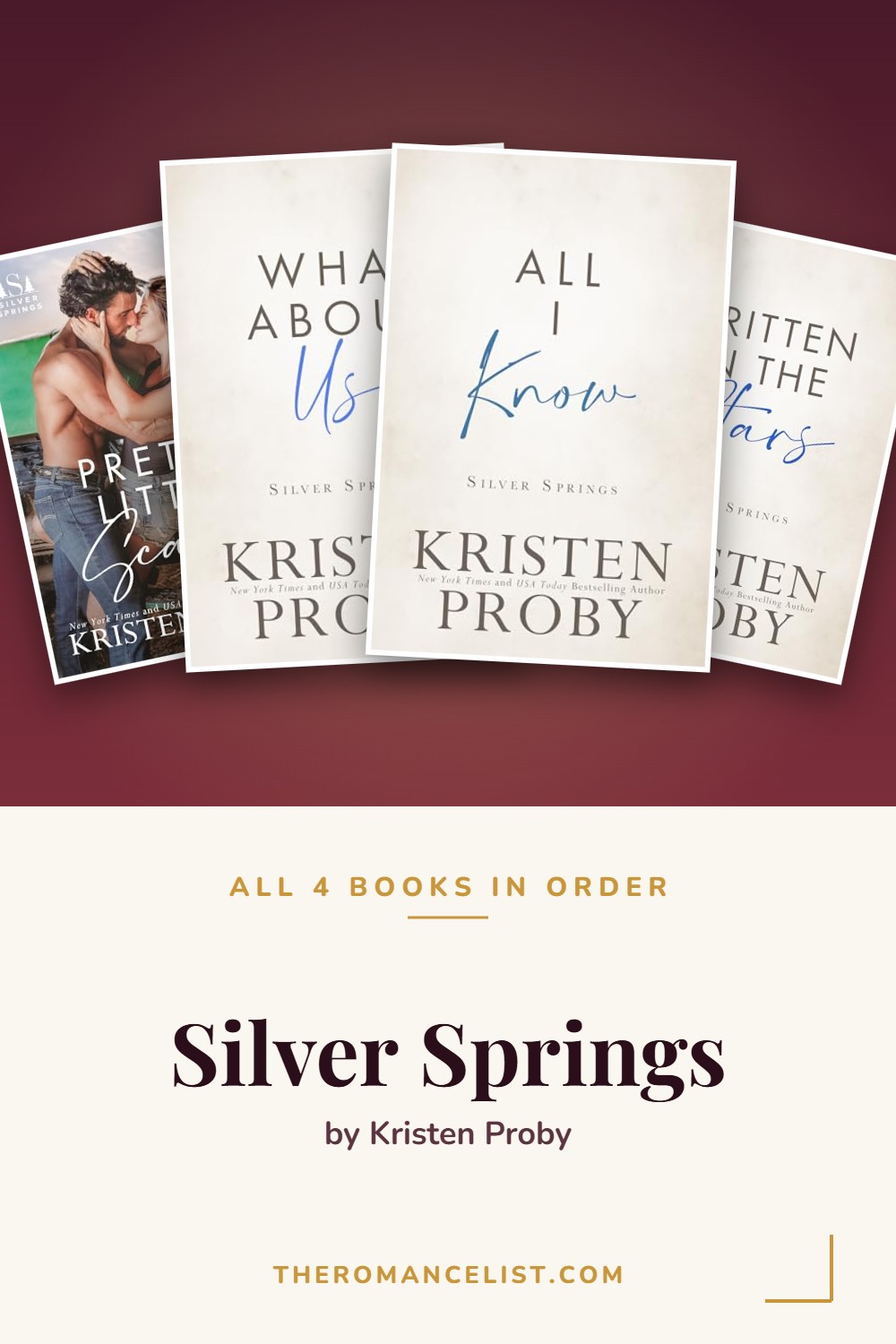 Silver Springs by Kristen Proby — books in order