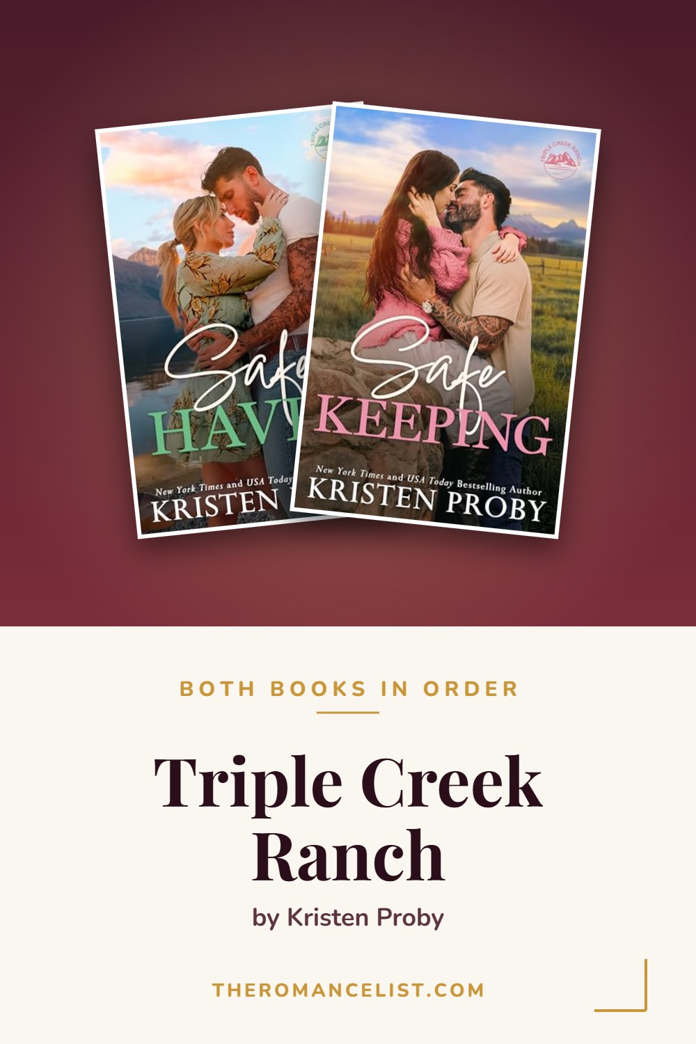 Triple Creek Ranch by Kristen Proby — books in order