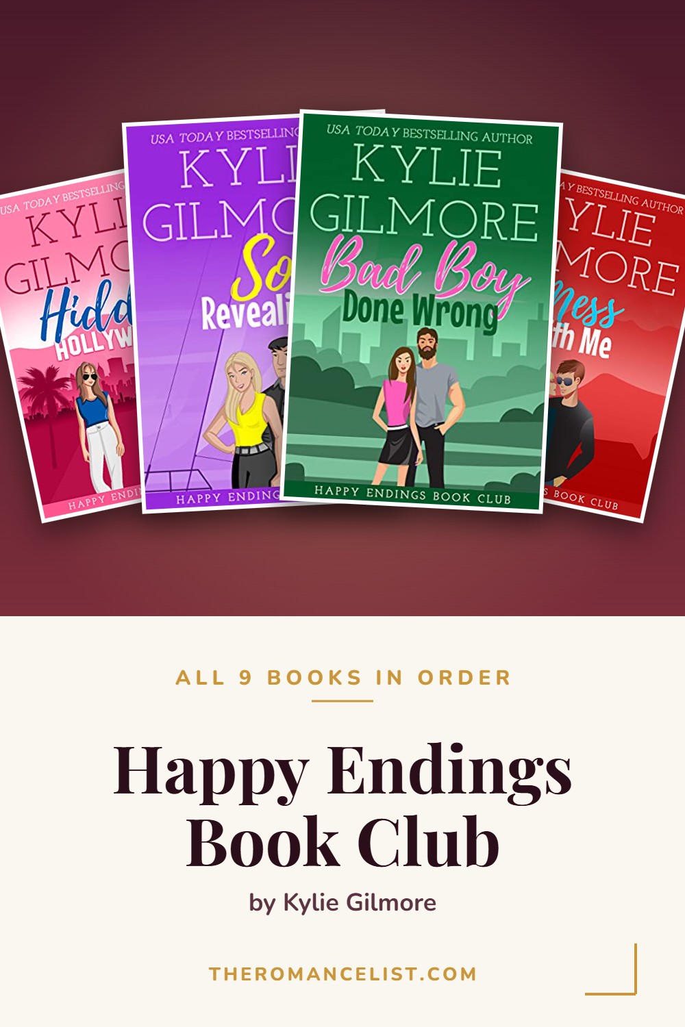 Happy Endings Book Club by Kylie Gilmore — books in order
