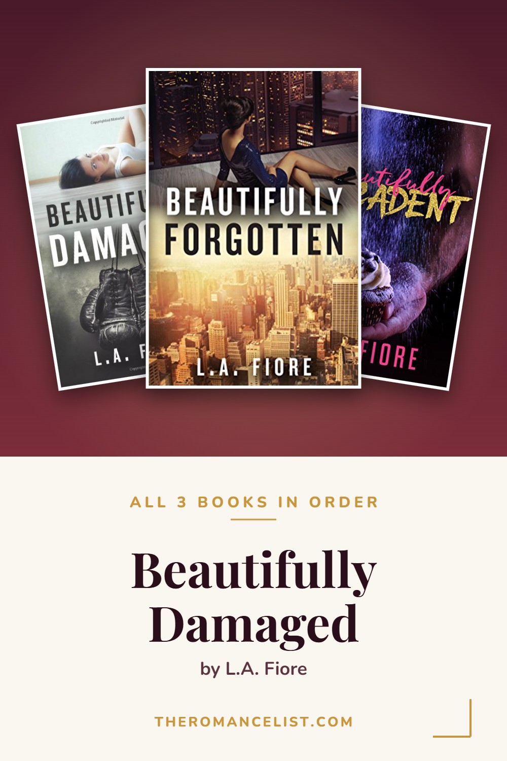 Beautifully Damaged by L.A. Fiore — books in order