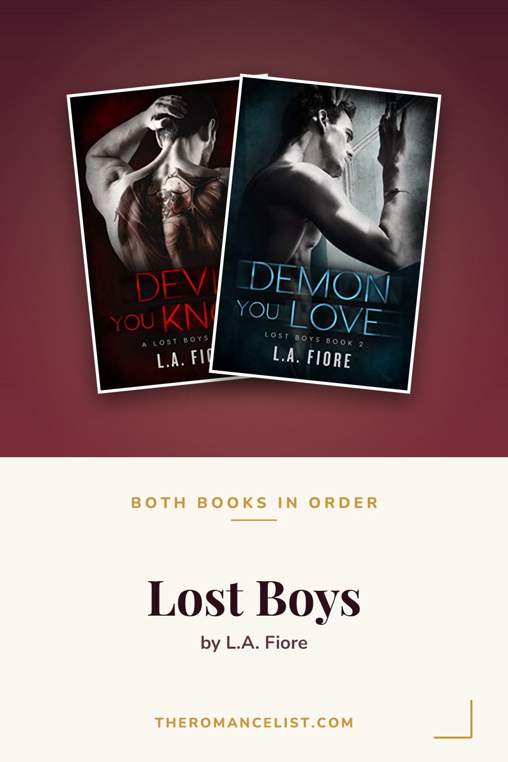 Lost Boys by L.A. Fiore — books in order