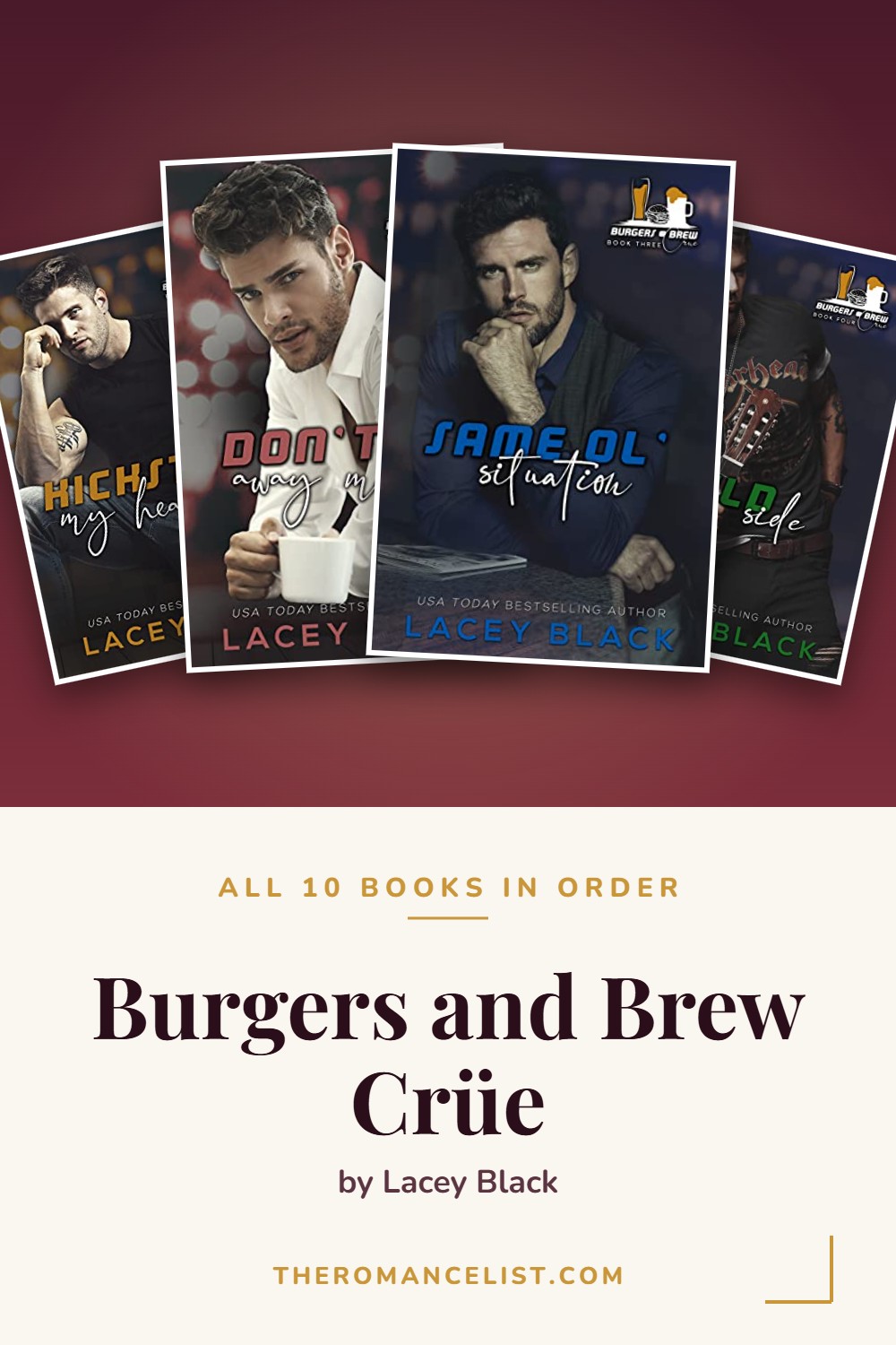 Burgers and Brew Crüe by Lacey Black — books in order