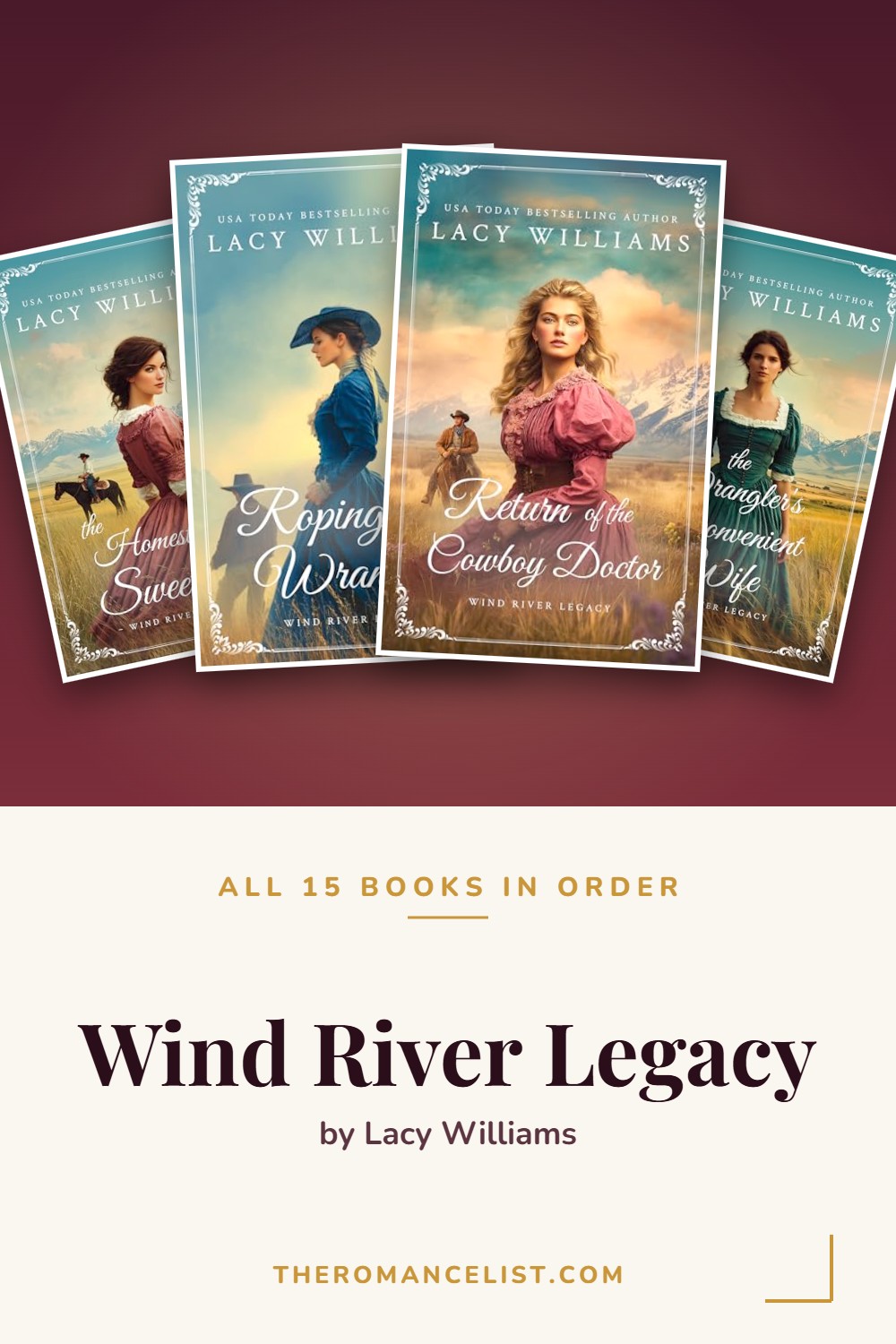 Wind River Legacy by Lacy Williams — books in order