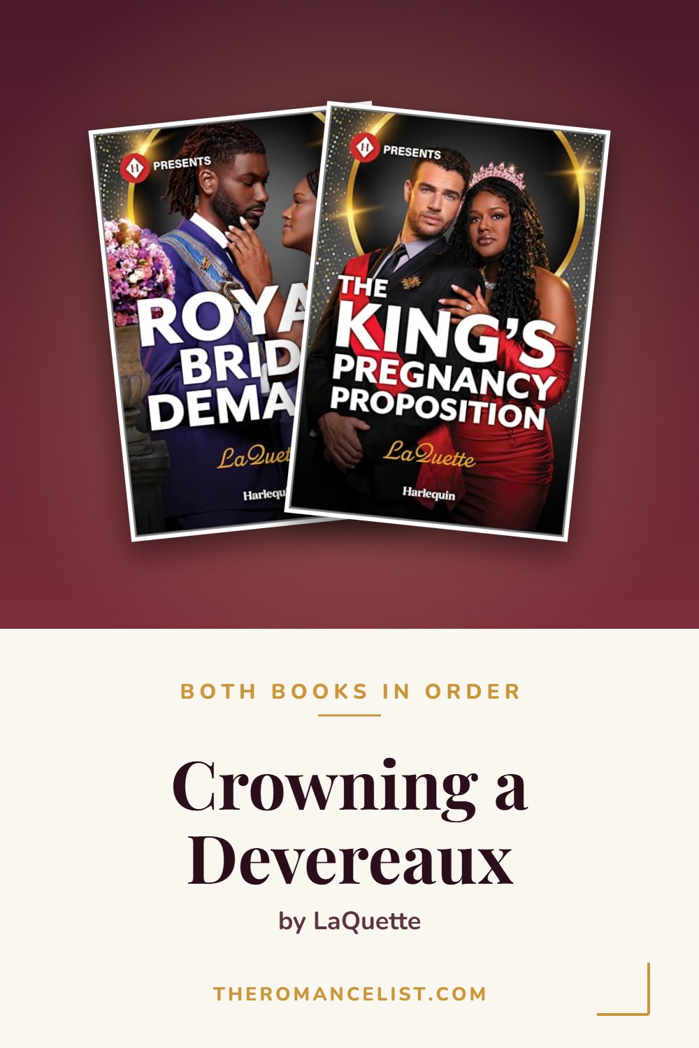 Crowning a Devereaux by LaQuette — books in order