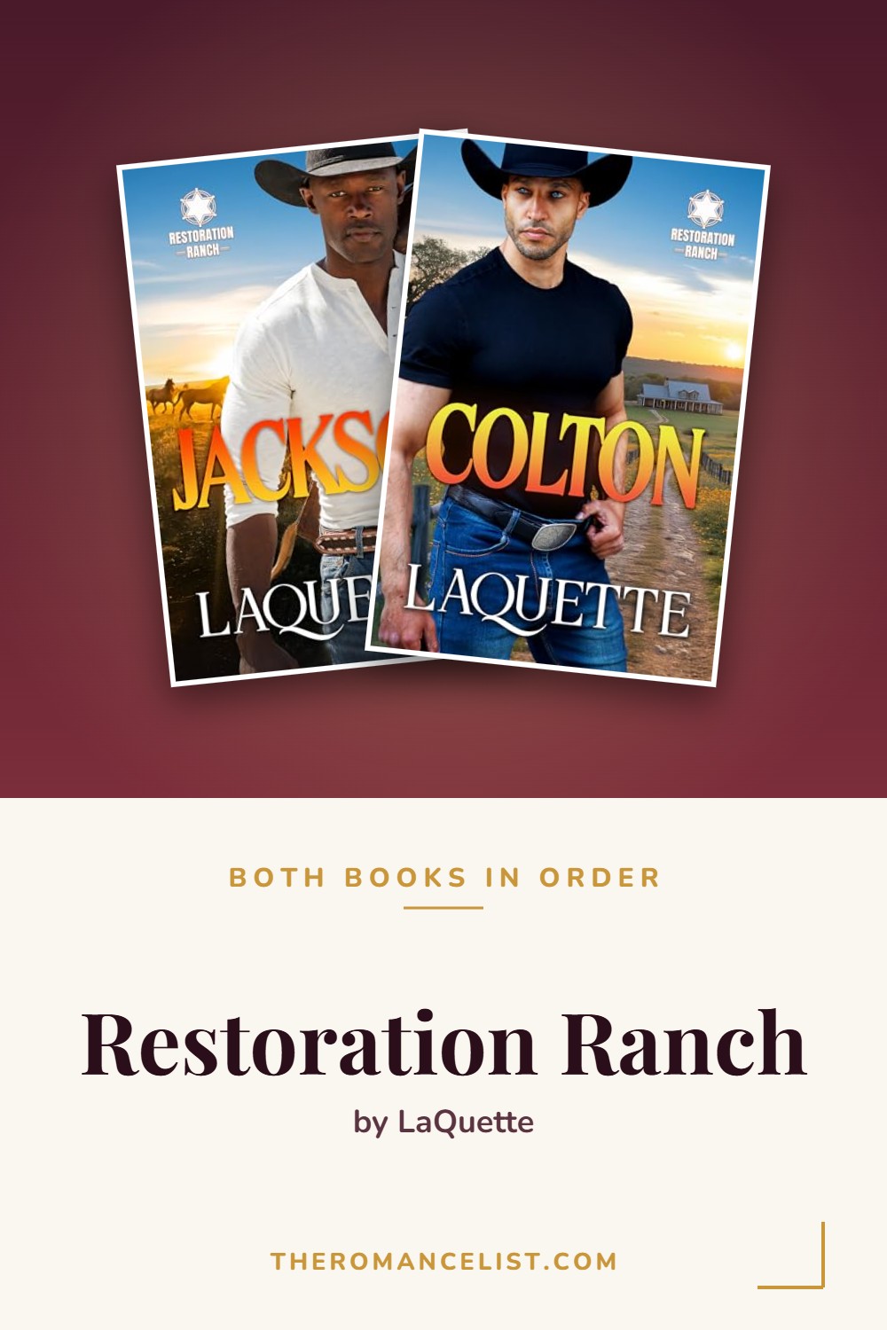 Restoration Ranch by LaQuette — books in order