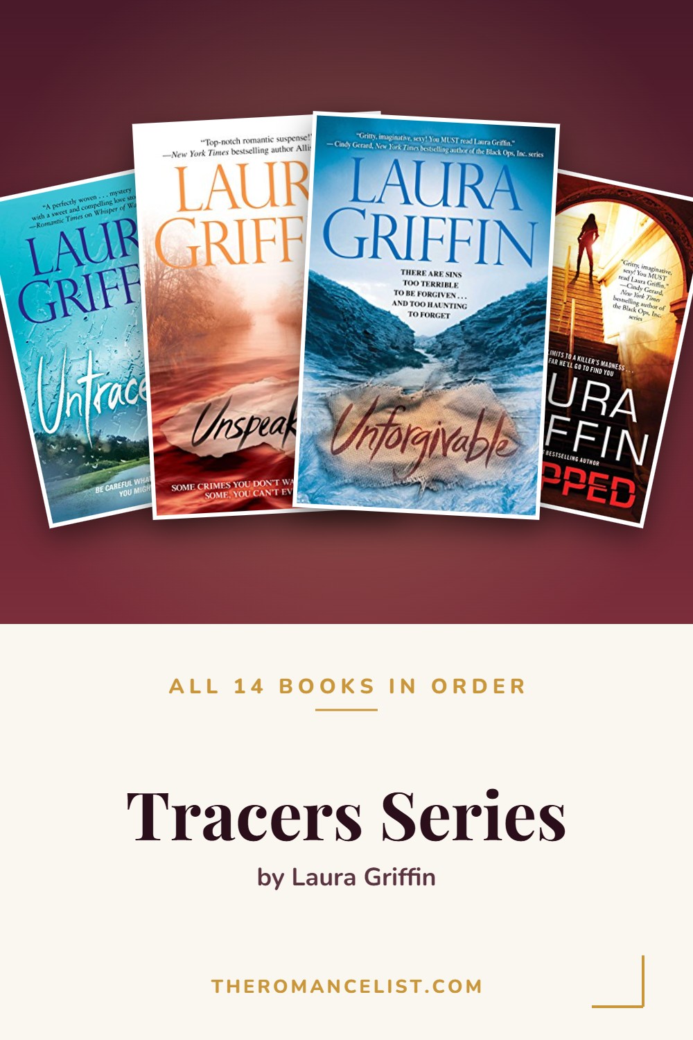 Tracers Series by Laura Griffin — books in order