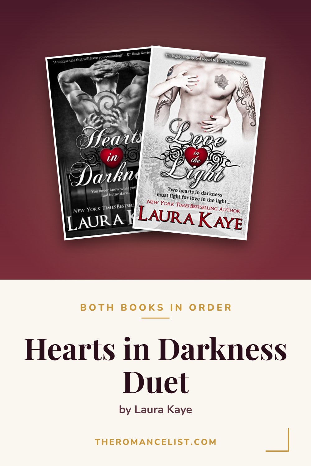 Hearts in Darkness Duet by Laura Kaye — books in order