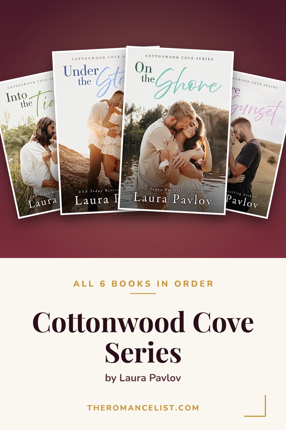 Cottonwood Cove Series by Laura Pavlov — books in order