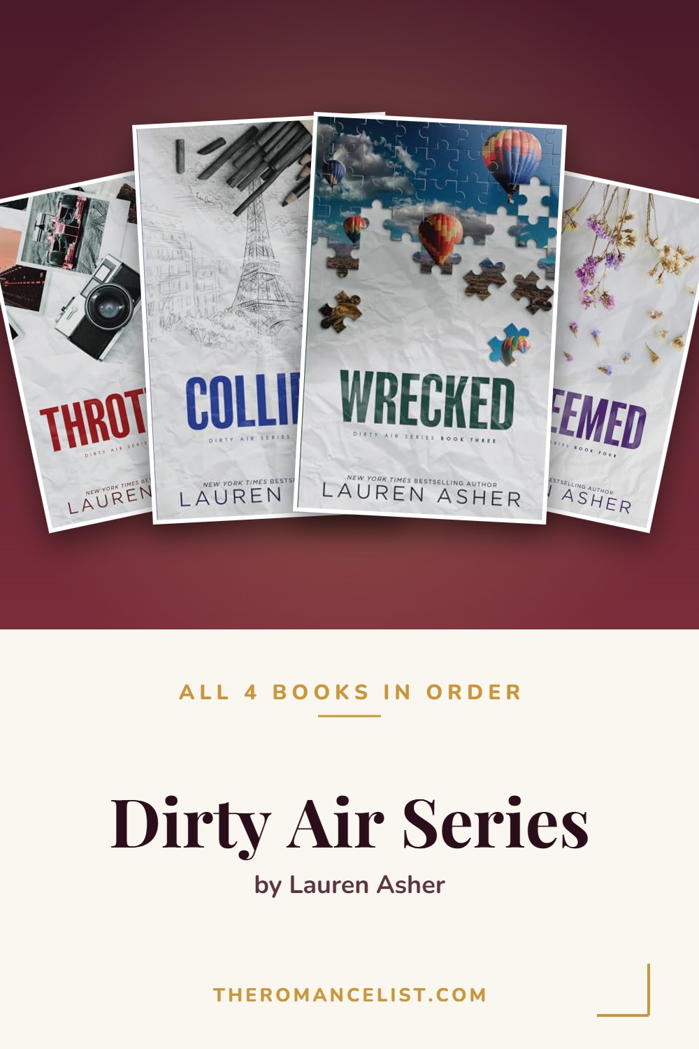 Dirty Air Series by Lauren Asher — books in order