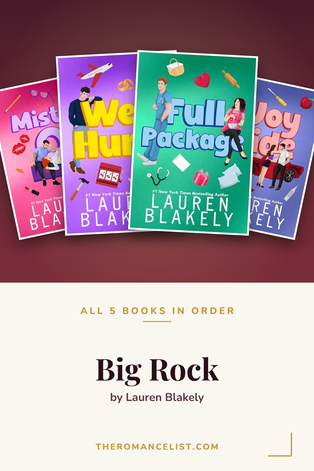 Big Rock by Lauren Blakely — books in order