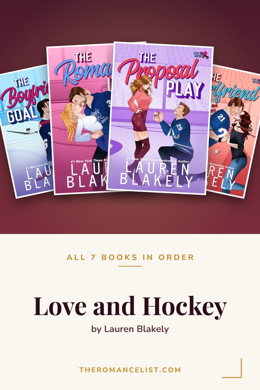Love and Hockey by Lauren Blakely — books in order