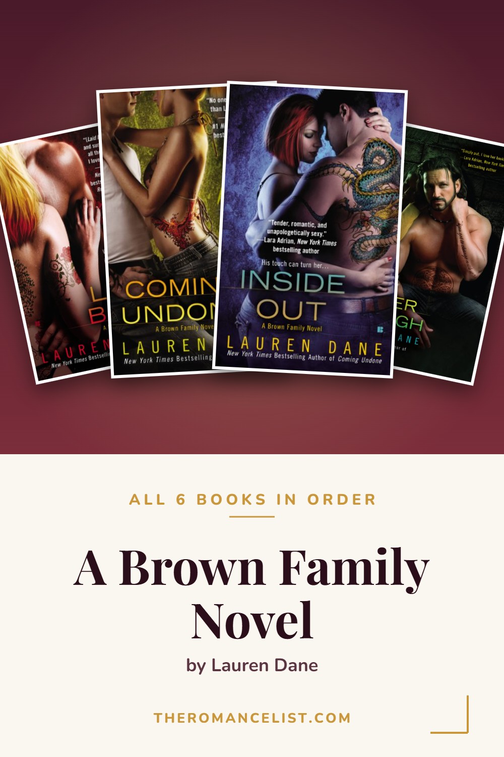 A Brown Family Novel by Lauren Dane — books in order