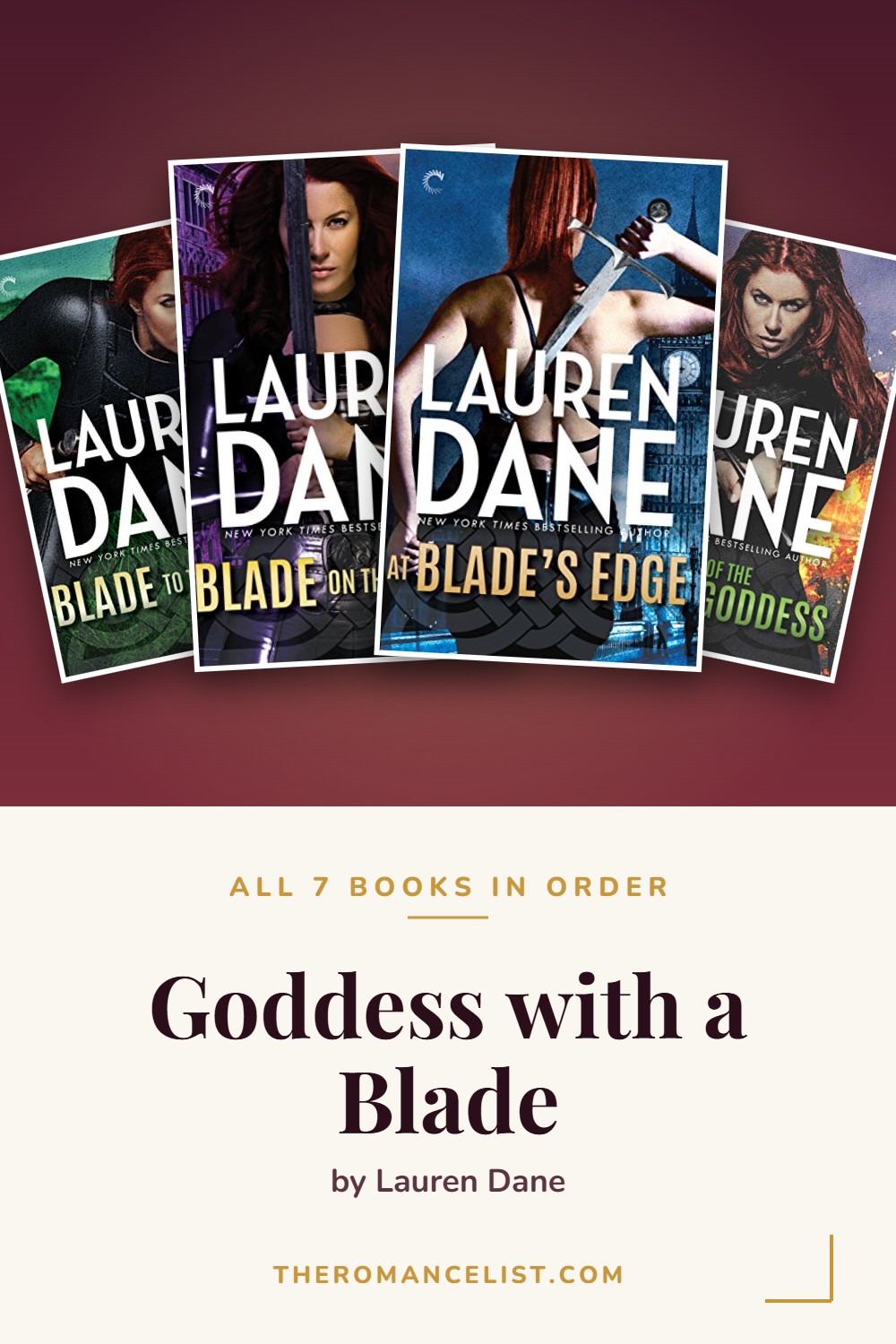 Goddess with a Blade by Lauren Dane — books in order
