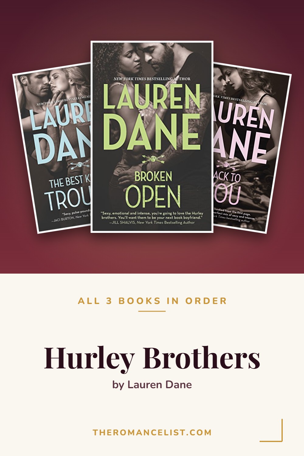 Hurley Brothers by Lauren Dane — books in order