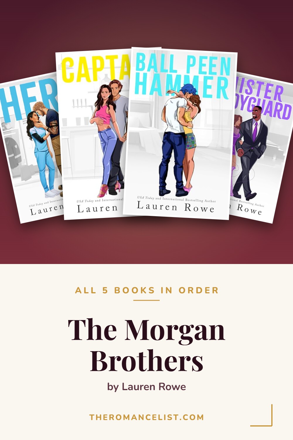 The Morgan Brothers by Lauren Rowe — books in order