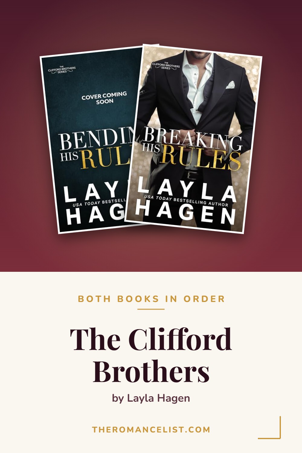 The Clifford Brothers by Layla Hagen — books in order