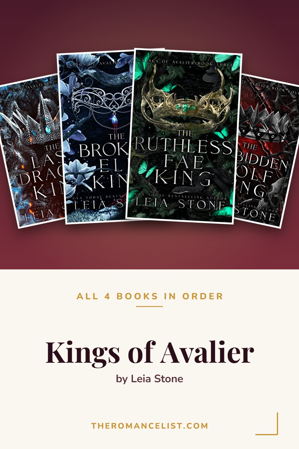 Kings of Avalier by Leia Stone — books in order