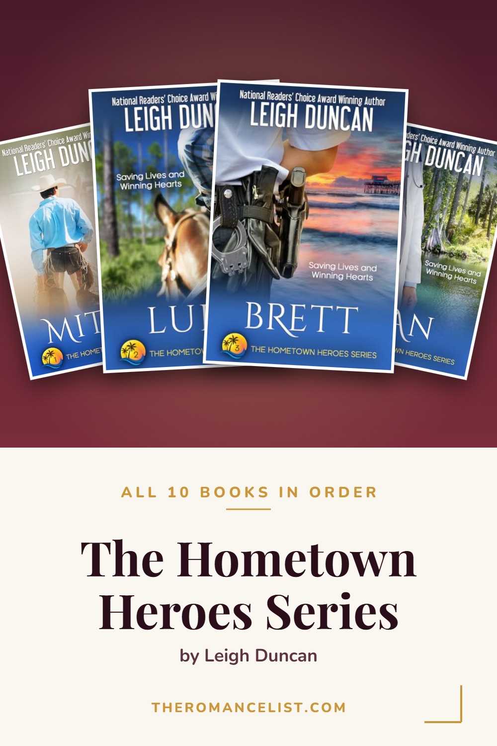 The Hometown Heroes Series by Leigh Duncan — books in order