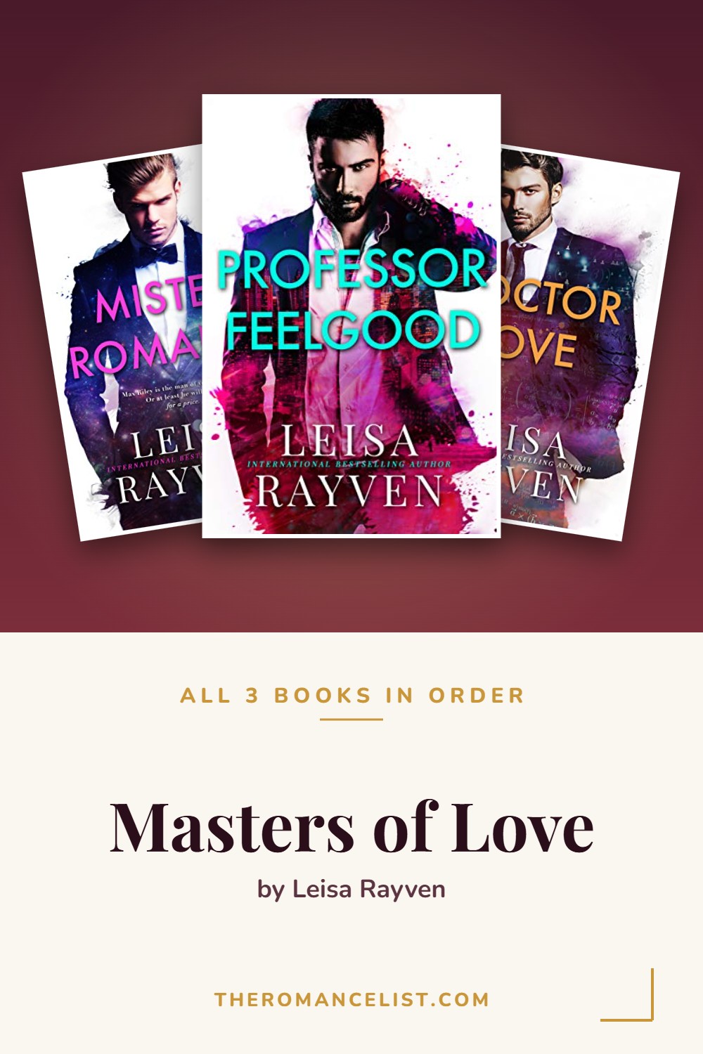 Masters of Love by Leisa Rayven — books in order
