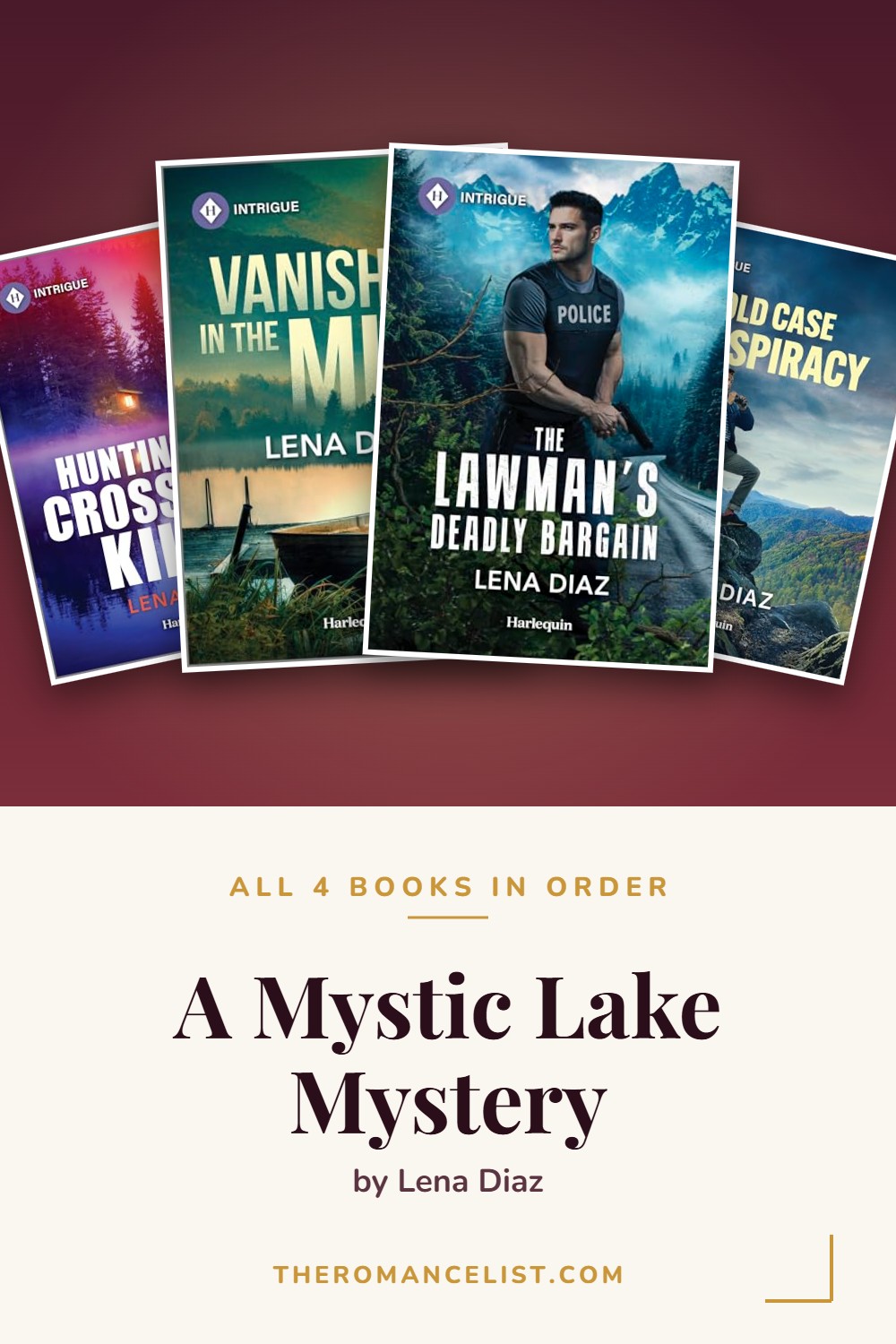 A Mystic Lake Mystery by Lena Diaz — books in order