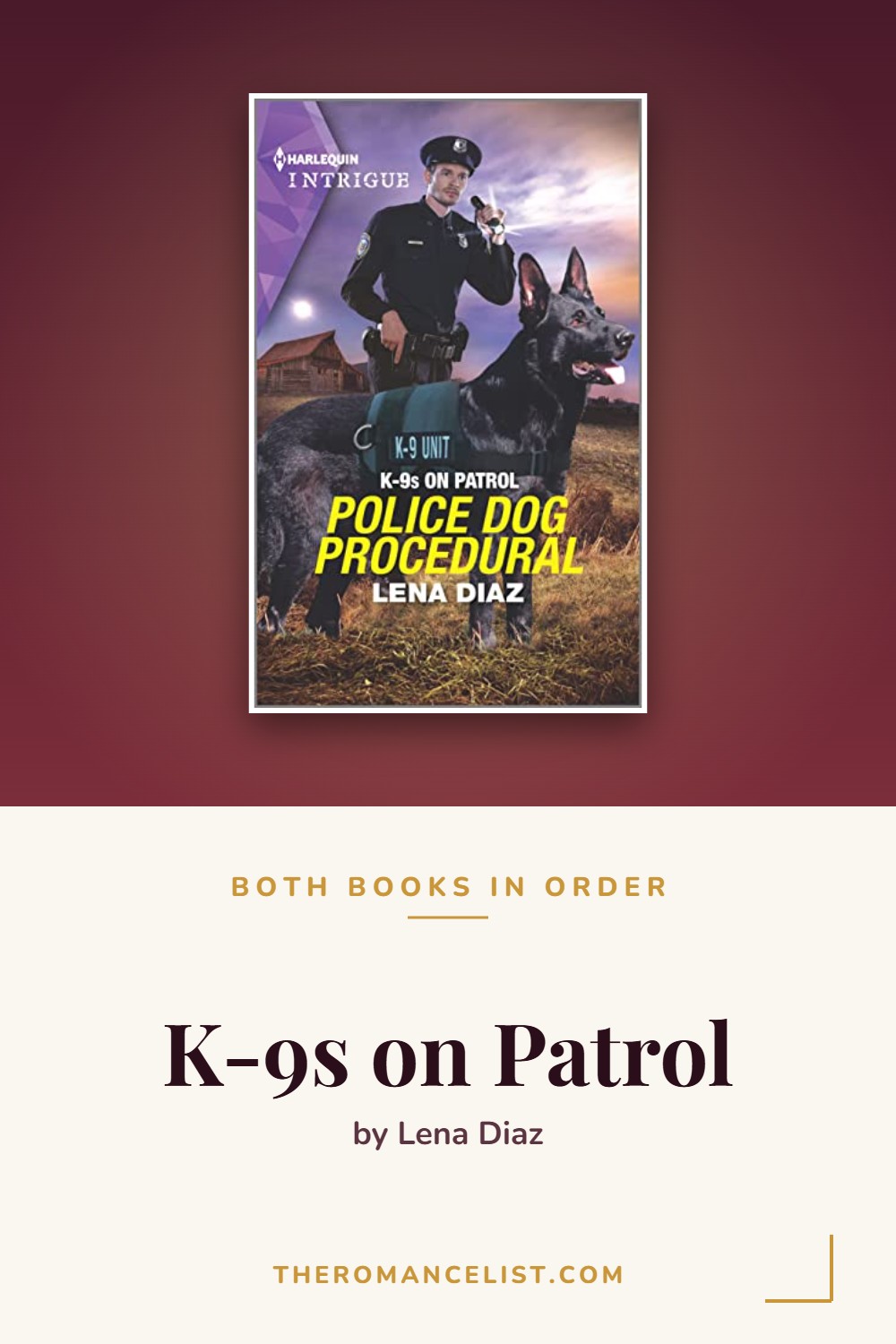 K-9s on Patrol by Lena Diaz — books in order