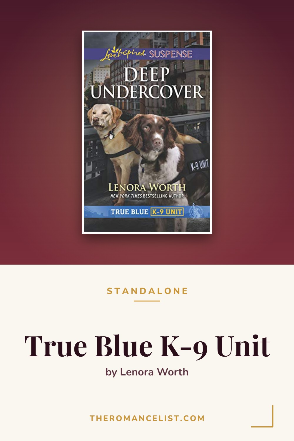 True Blue K-9 Unit by Lenora Worth — books in order