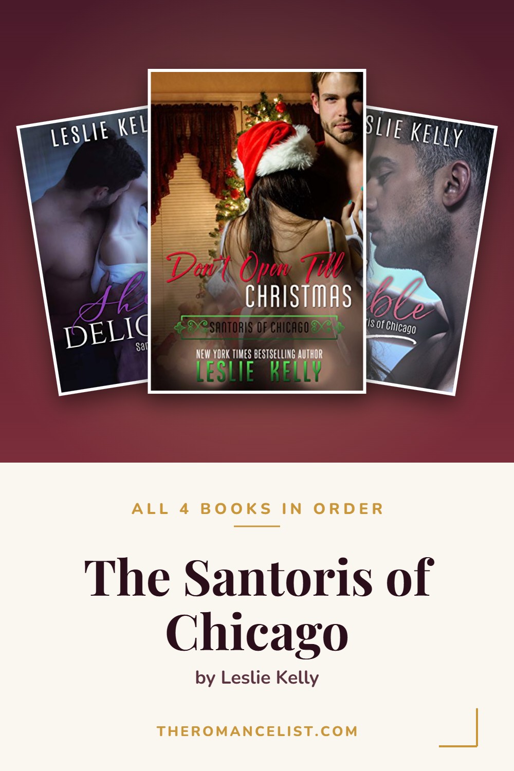 The Santoris of Chicago by Leslie Kelly — books in order