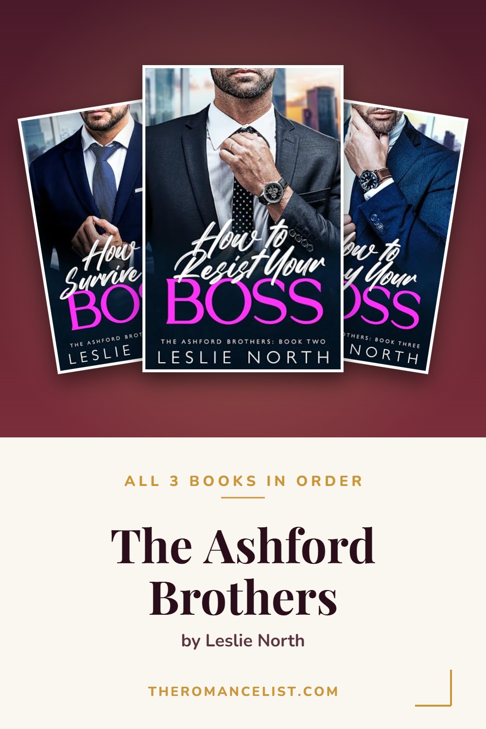 The Ashford Brothers by Leslie North — books in order