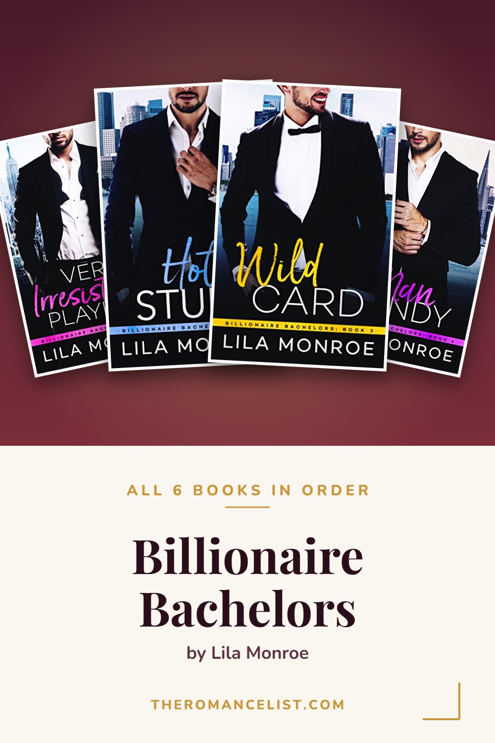 Billionaire Bachelors by Lila Monroe — books in order