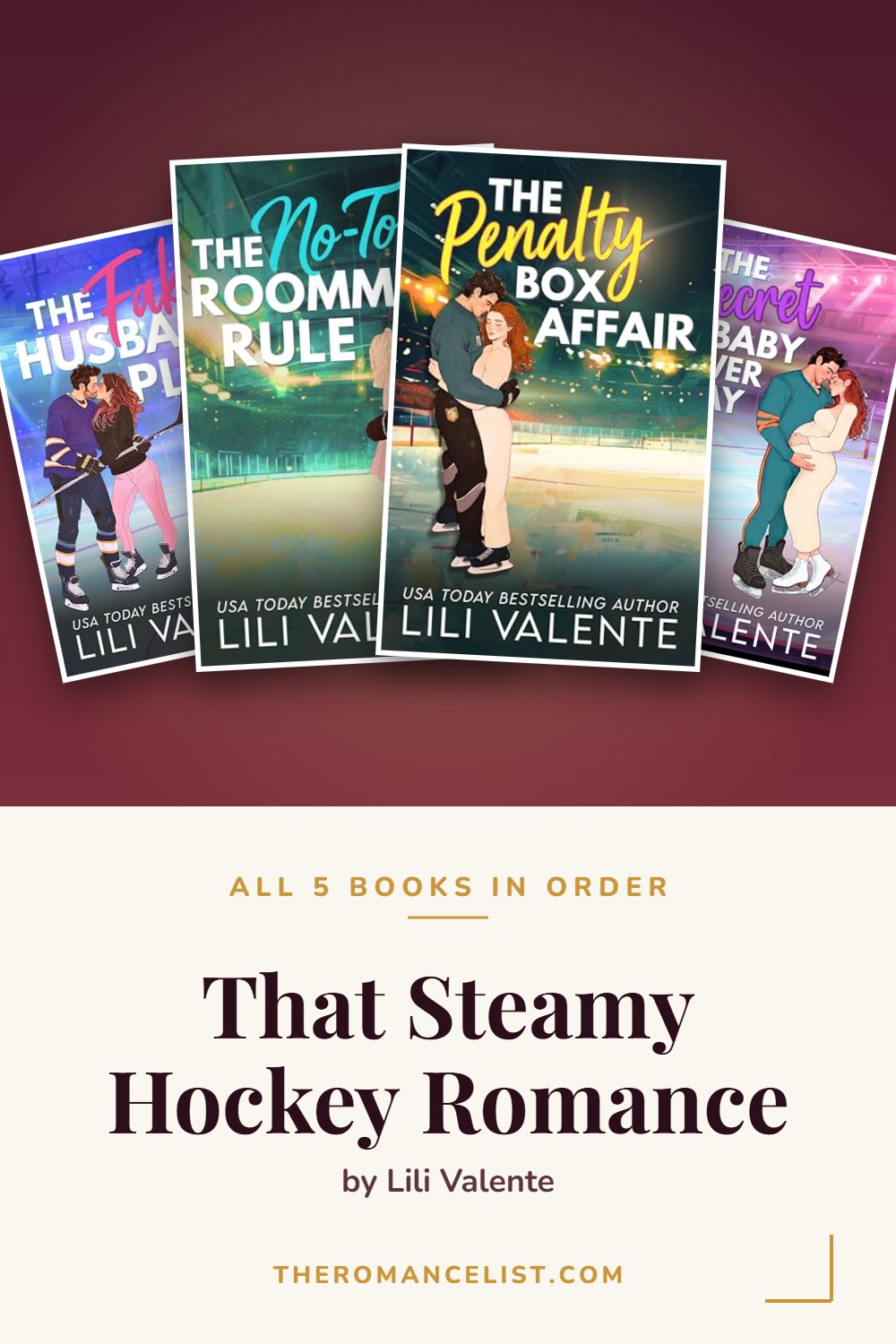 That Steamy Hockey Romance by Lili Valente — books in order