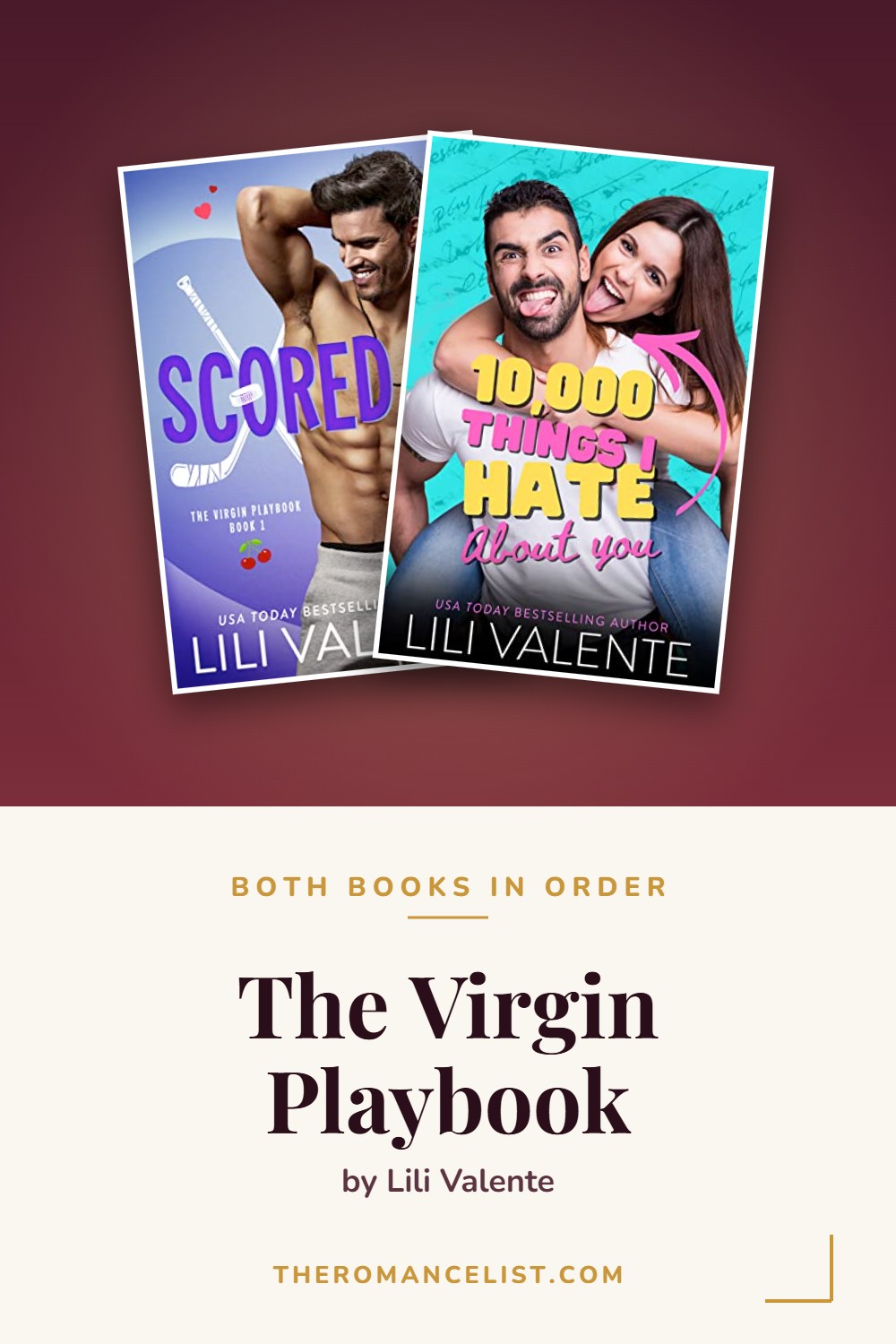 The Virgin Playbook by Lili Valente — books in order
