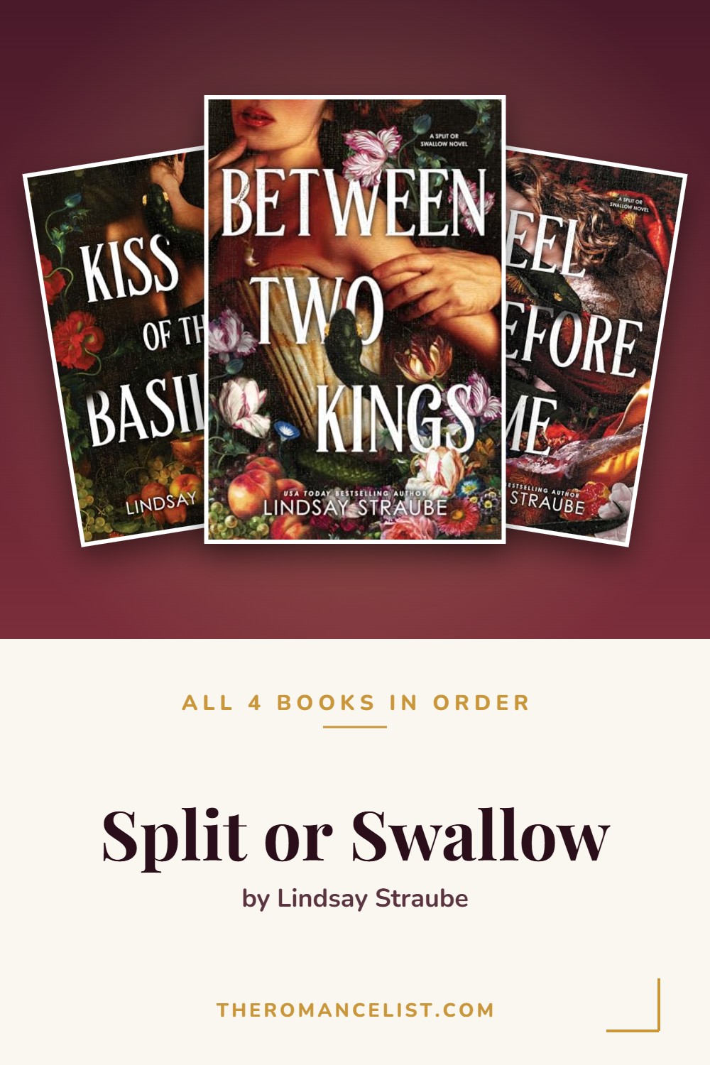 Split or Swallow by Lindsay Straube — books in order